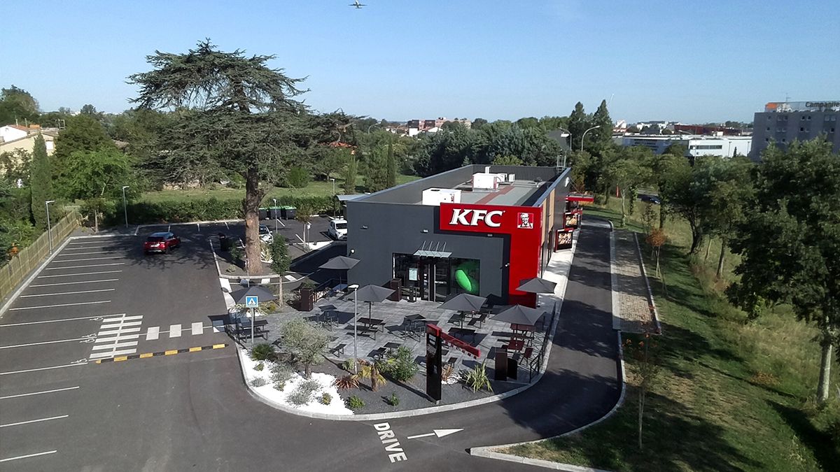 Cette image représente le KFC de Toulouse Purpan